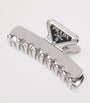 Metallic Triangle Logo Claw Clip