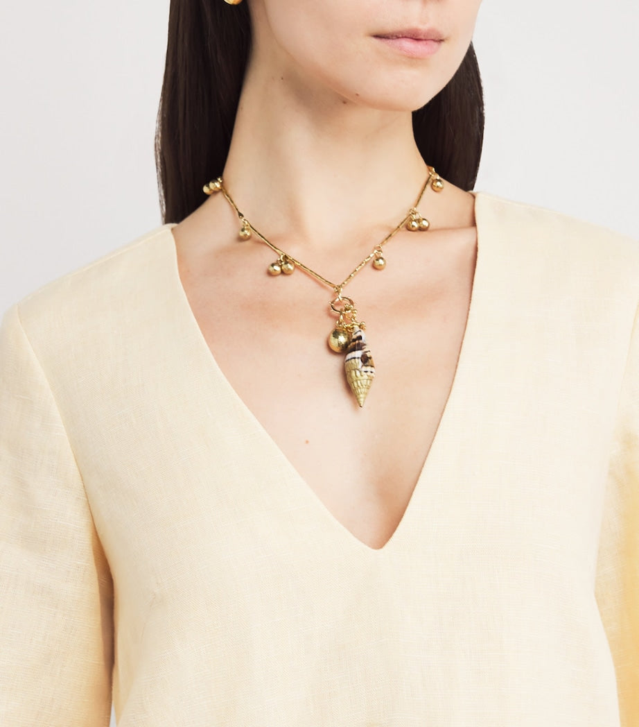 Orange Linen Essie Kaftan