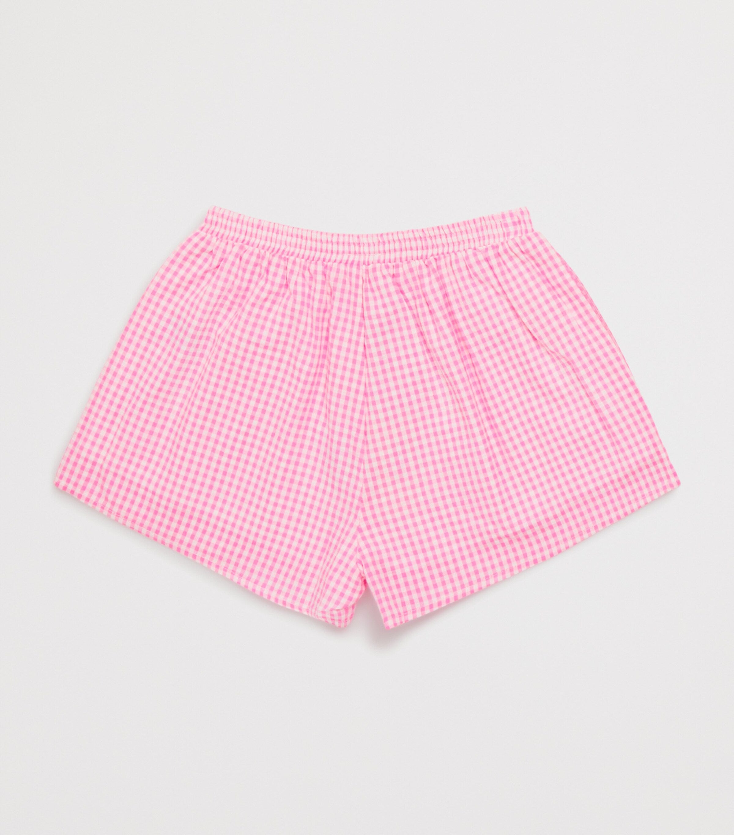 Cotton Gingham Elara Shorts (3-16 Years)
