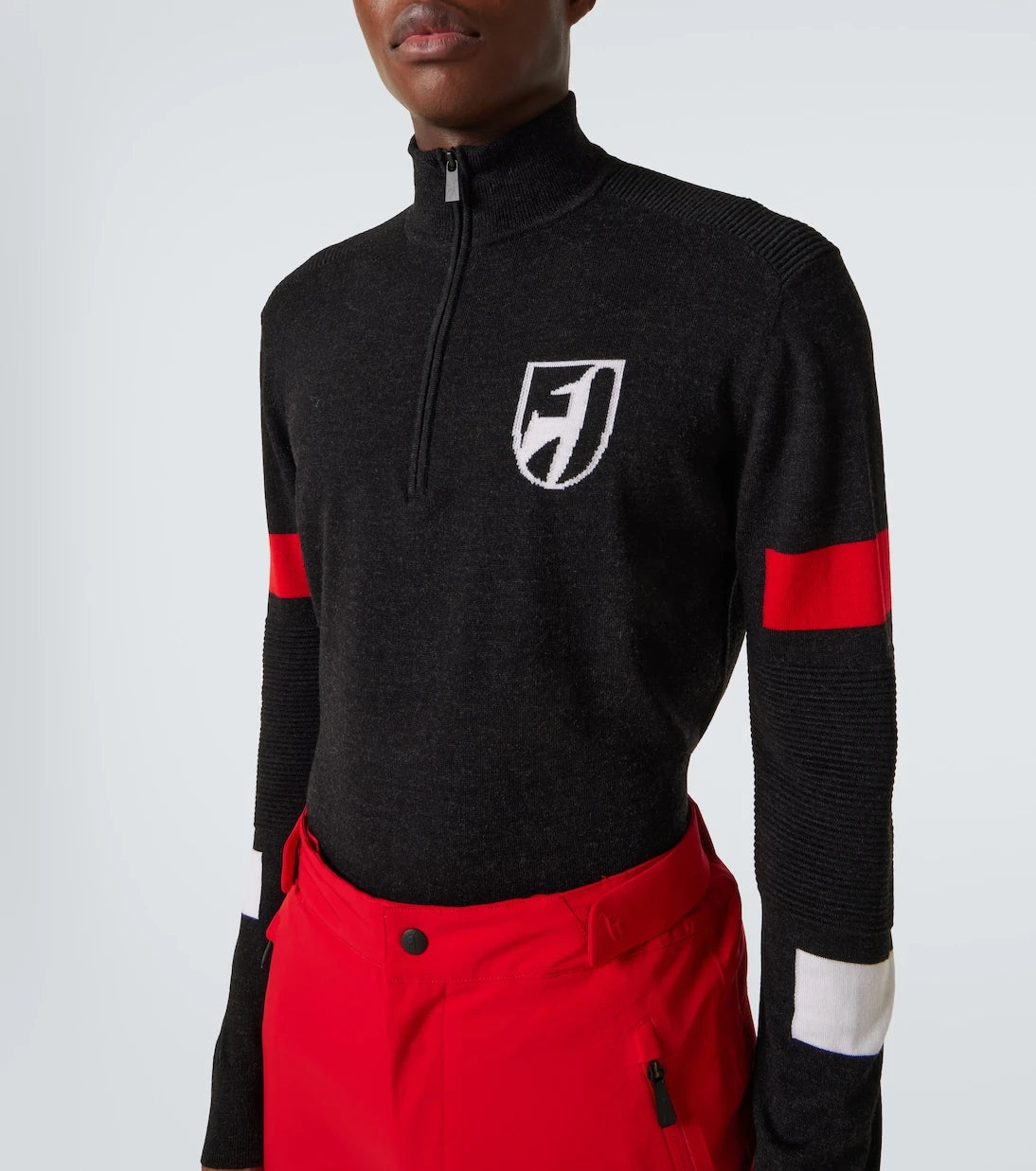 Toni Sailer - Hupert wool half-zip sweater