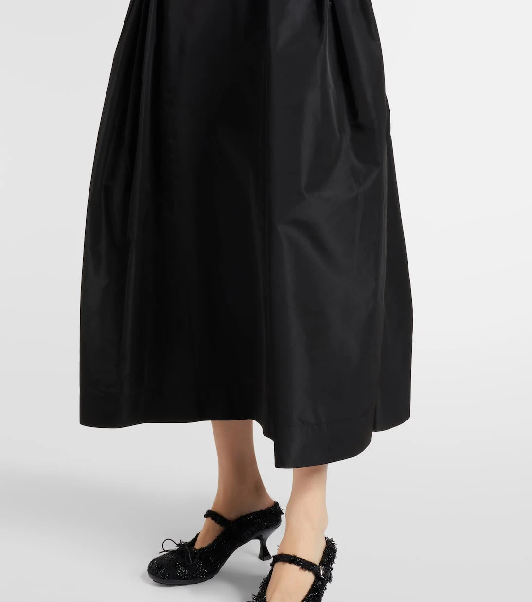 Simone Rocha - Taffeta midi skirt