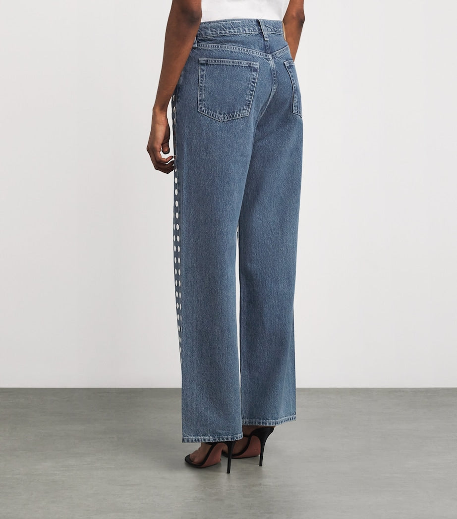 Studded Shea Straight Jeans