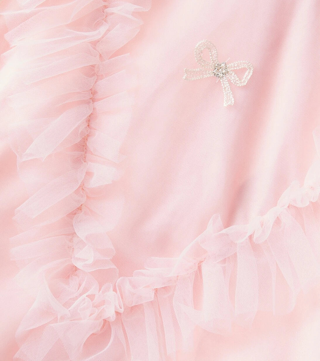 Petite Amalie - Embroidered tulle blouse