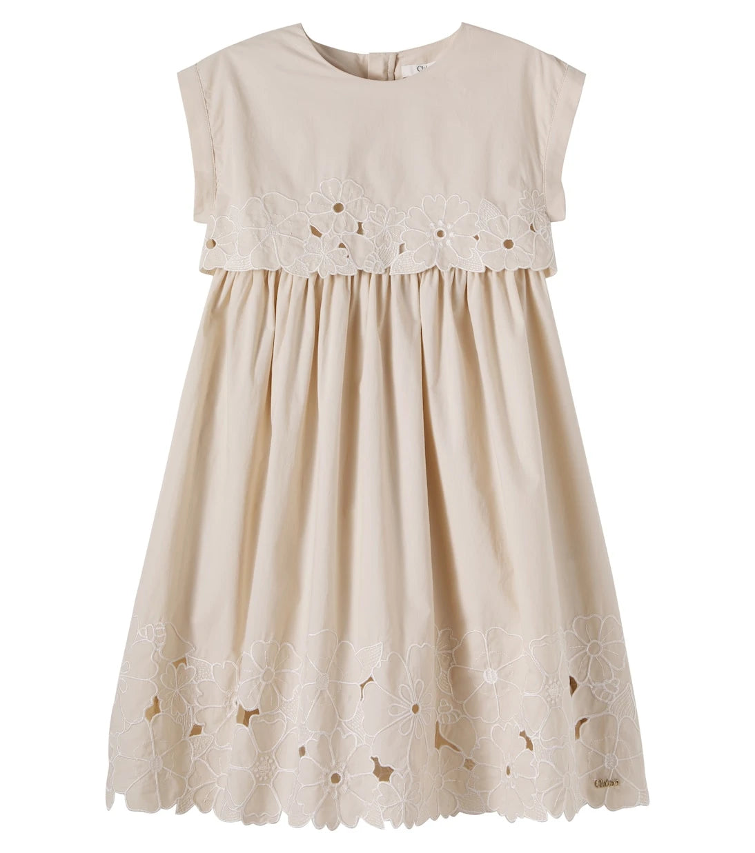 Chloé Kids - Broderie anglaise cotton dress
