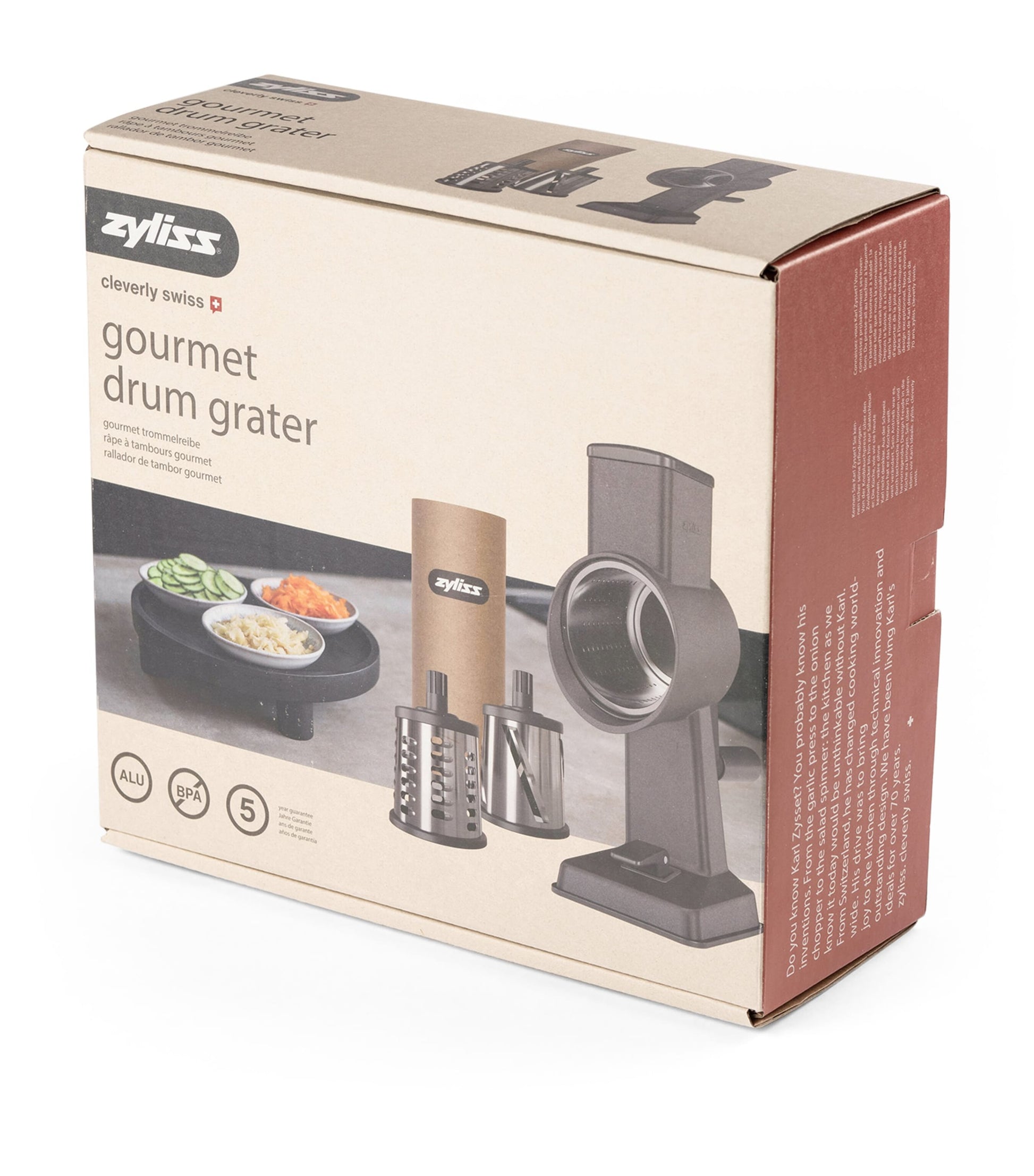 ZYLISS Gourmet Drum Grater Set