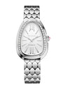 Stainless Steel and Diamond Serpenti Seduttori Watch 34mm