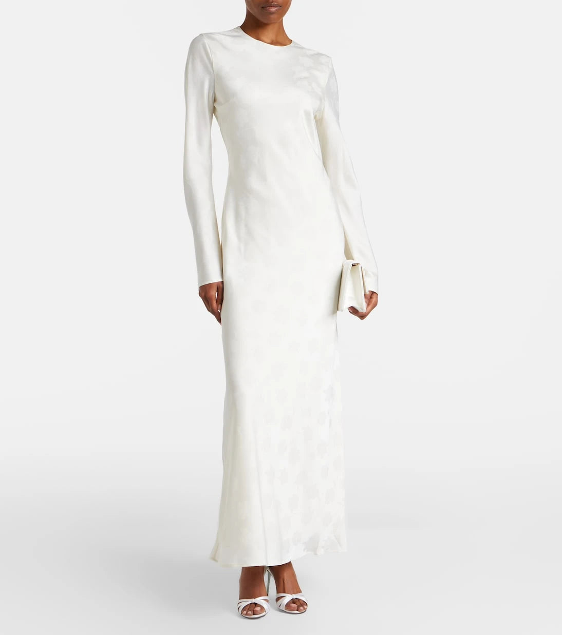 Rotate - Floral satin maxi dress