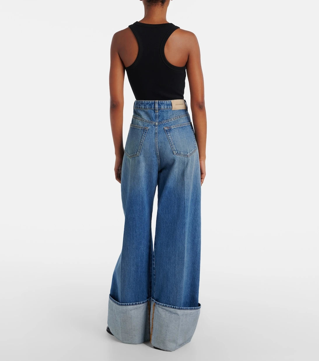 Givenchy - Mid-rise wide-leg jeans