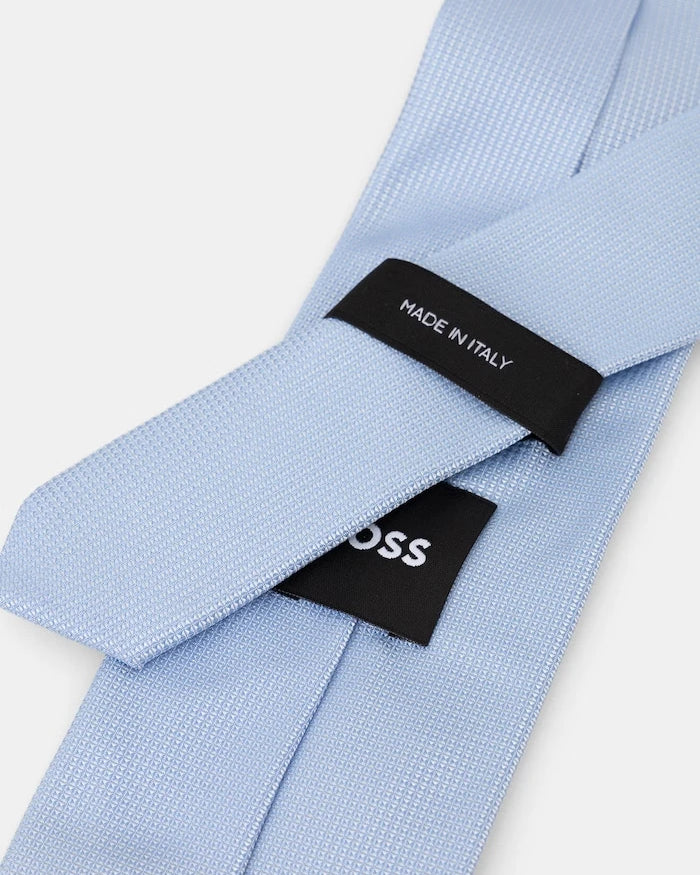 BOSS erkek ipek katkılı kravat H-TIE
