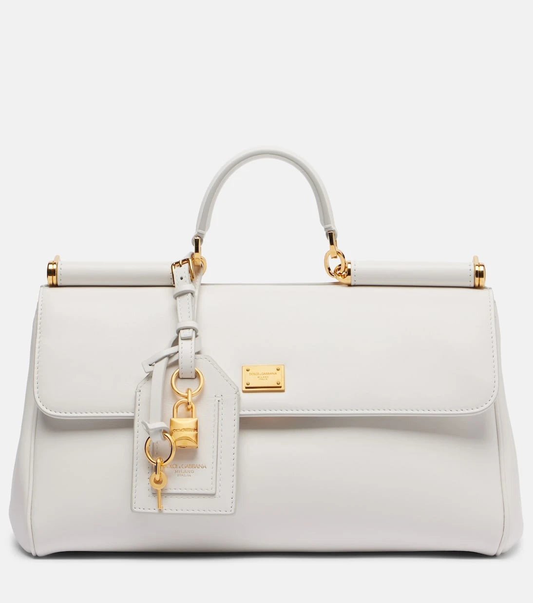 Dolce&Gabbana - Sicily Medium leather top-handle bag