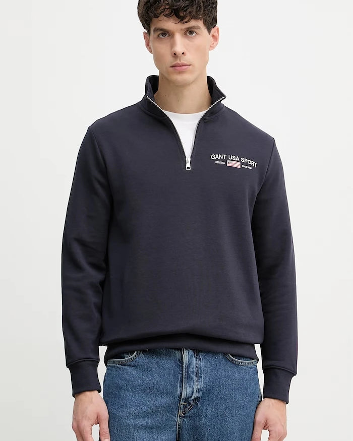 Gant düz erkek sweatshirt