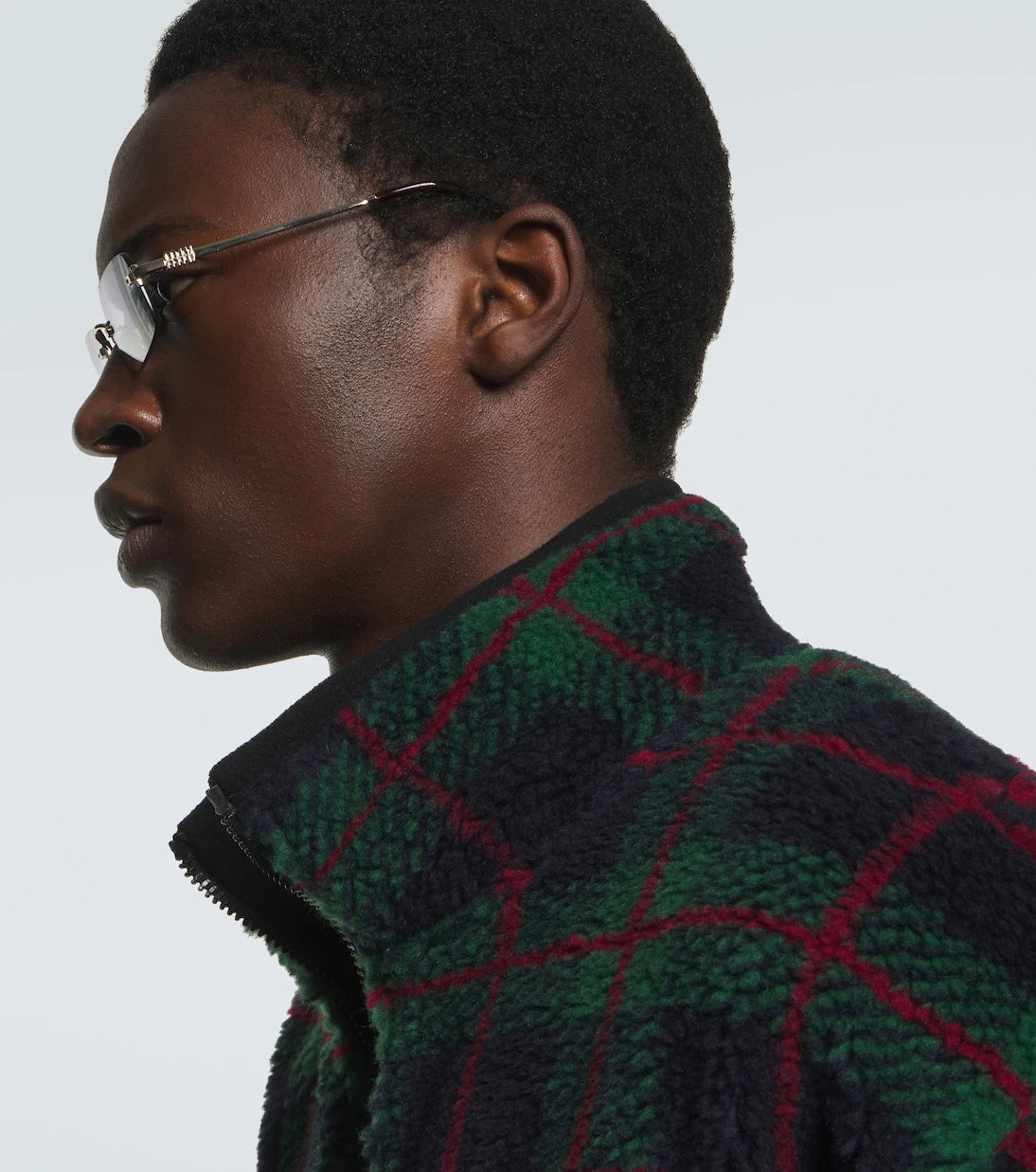 Miu Miu - Logo rectangular sunglasses