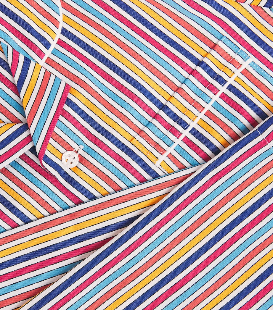 Derek Rose Kids Cotton Stripe Dr Wellington Pyjama Set (3-12 Years)