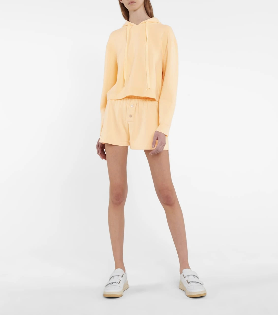 Live The Process - Cashmere-blend shorts