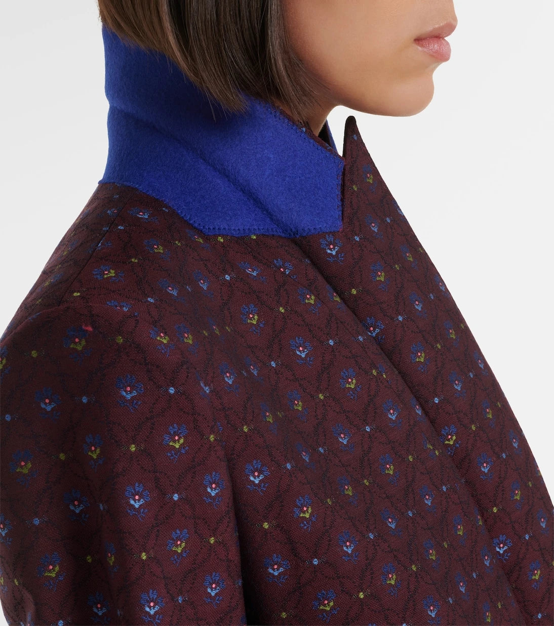 Etro - Floral wool and cotton jacquard blazer