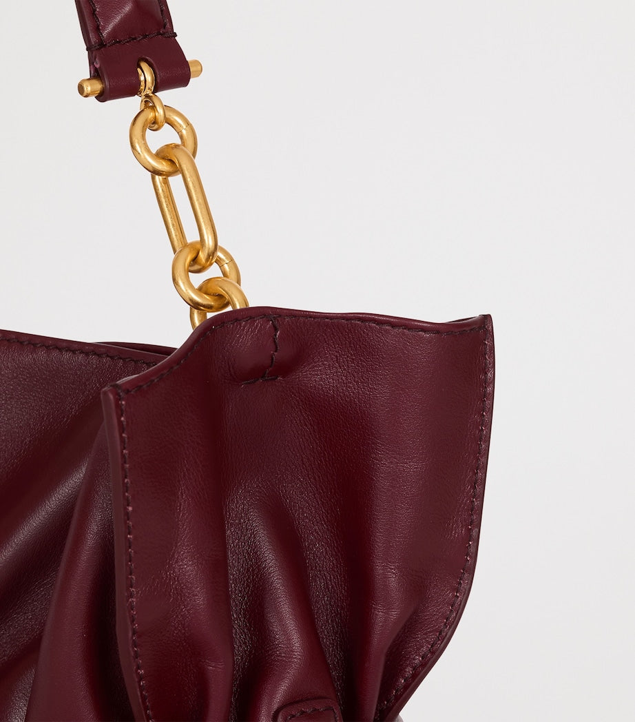 Balmain Medium Leather Anthem Shoulder Bag