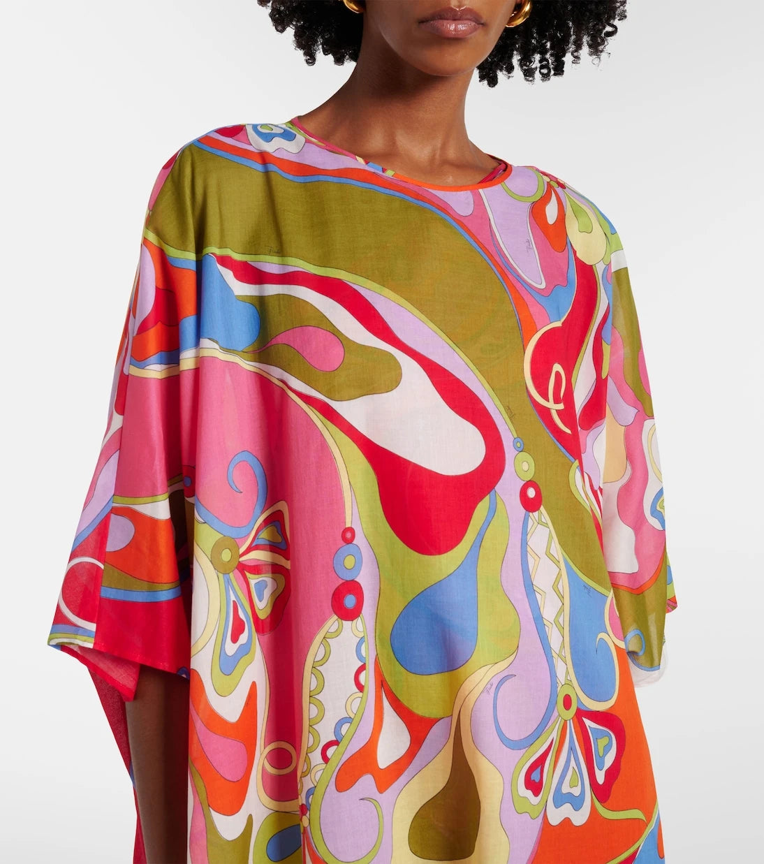 Pucci - Orchidee cotton muslin kaftan