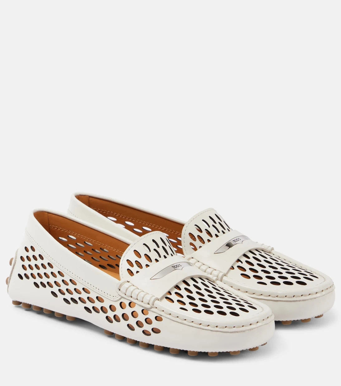 Tod's - Gommino cutout leather driving shoes