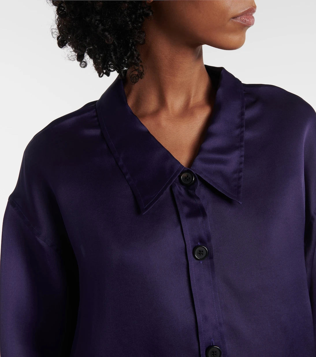 Khaite - Herschel silk organza shirt