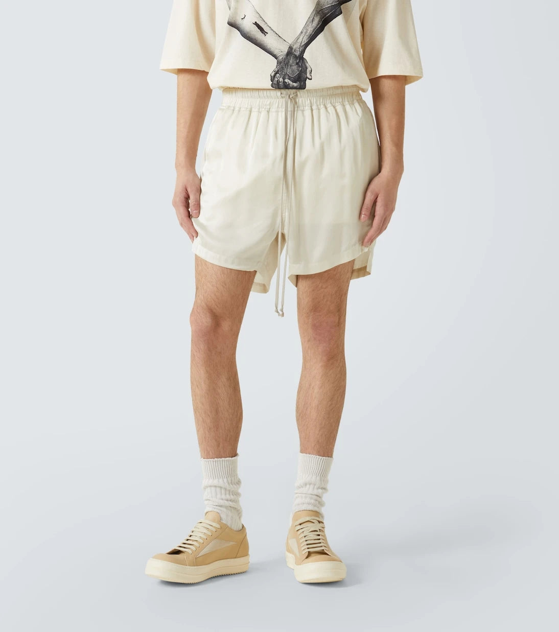 Rick Owens - Charmeuse shorts