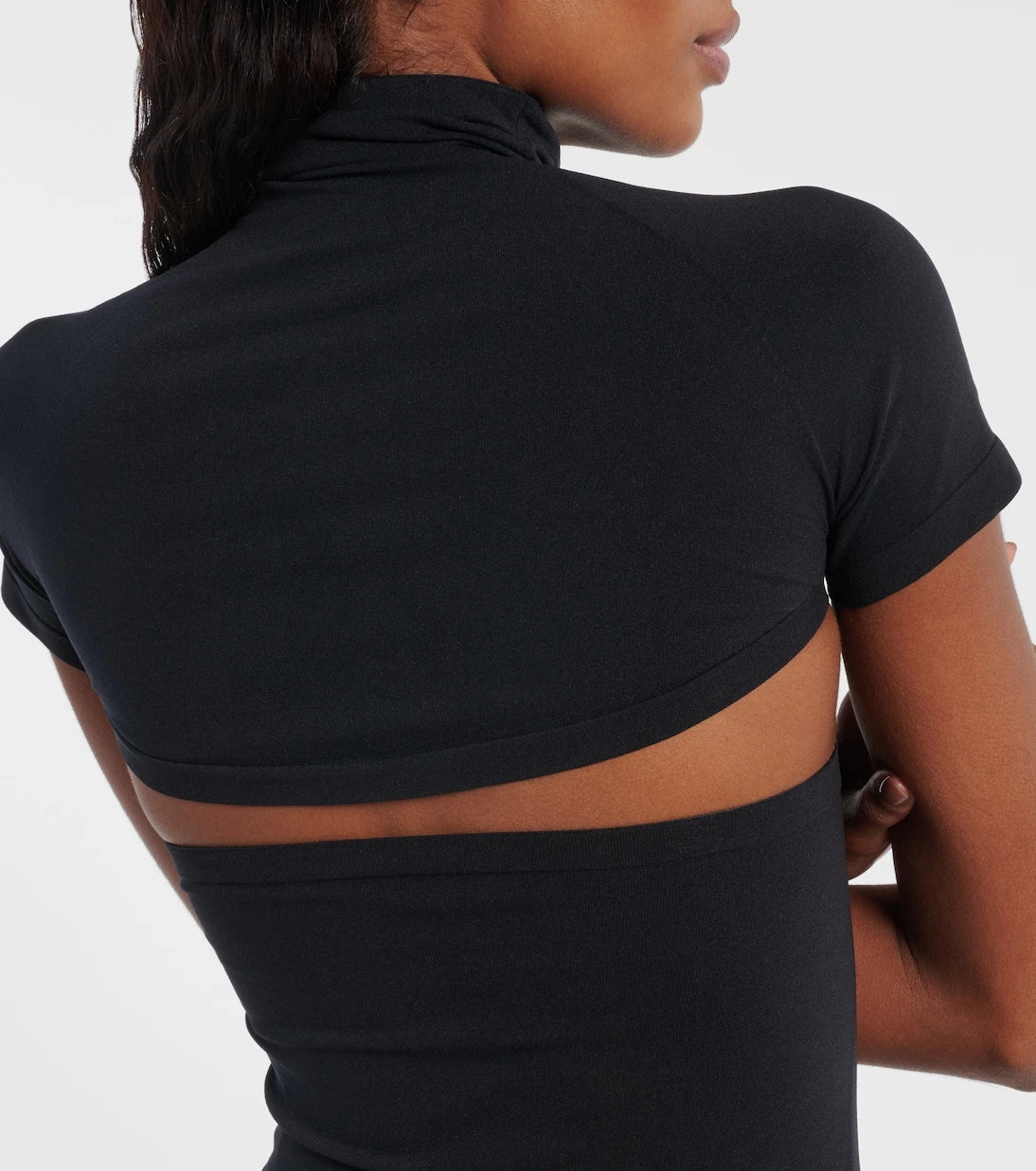 Alaïa - Kesik detaylı maksi elbise