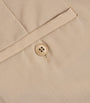 Beige Virgin Wool Tailored Trousers