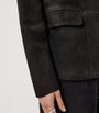 Leather Survey Blazer ANTHRACITE GREY