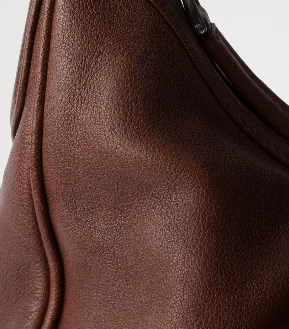 Prada Medium Washed Leather Shoulder Bag