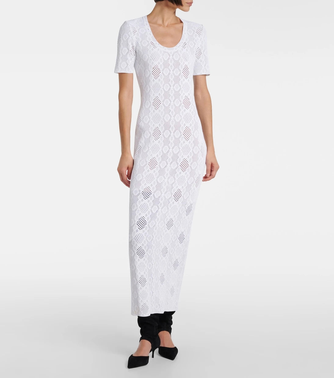 Alaïa - Lace midi dress