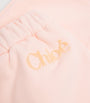 Chloé Kids Cotton Embroidered Sweatpants (6-18 Months)