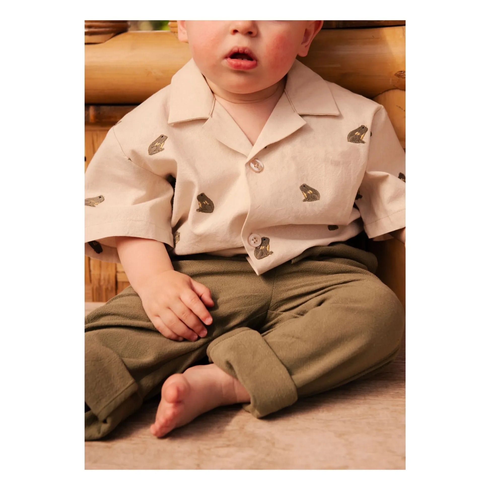 Donsje - Dado pants | Dark khaki