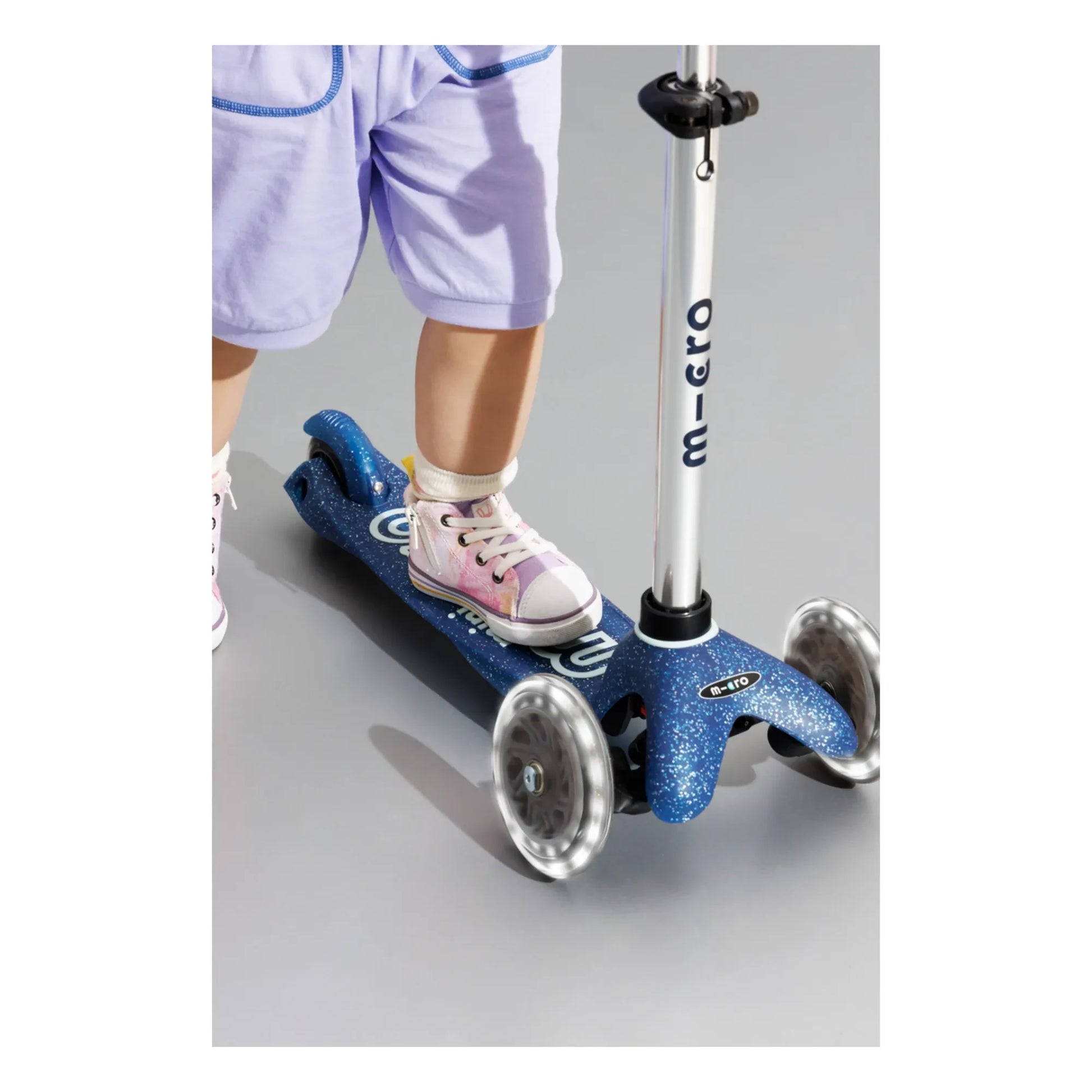 Micro - Mini LED Glitter Scooter | Blue