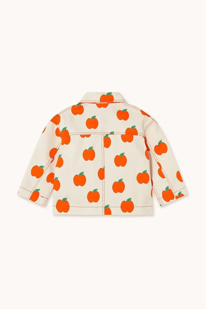 Детско памучно яке Tinycottons APPLES JACKET