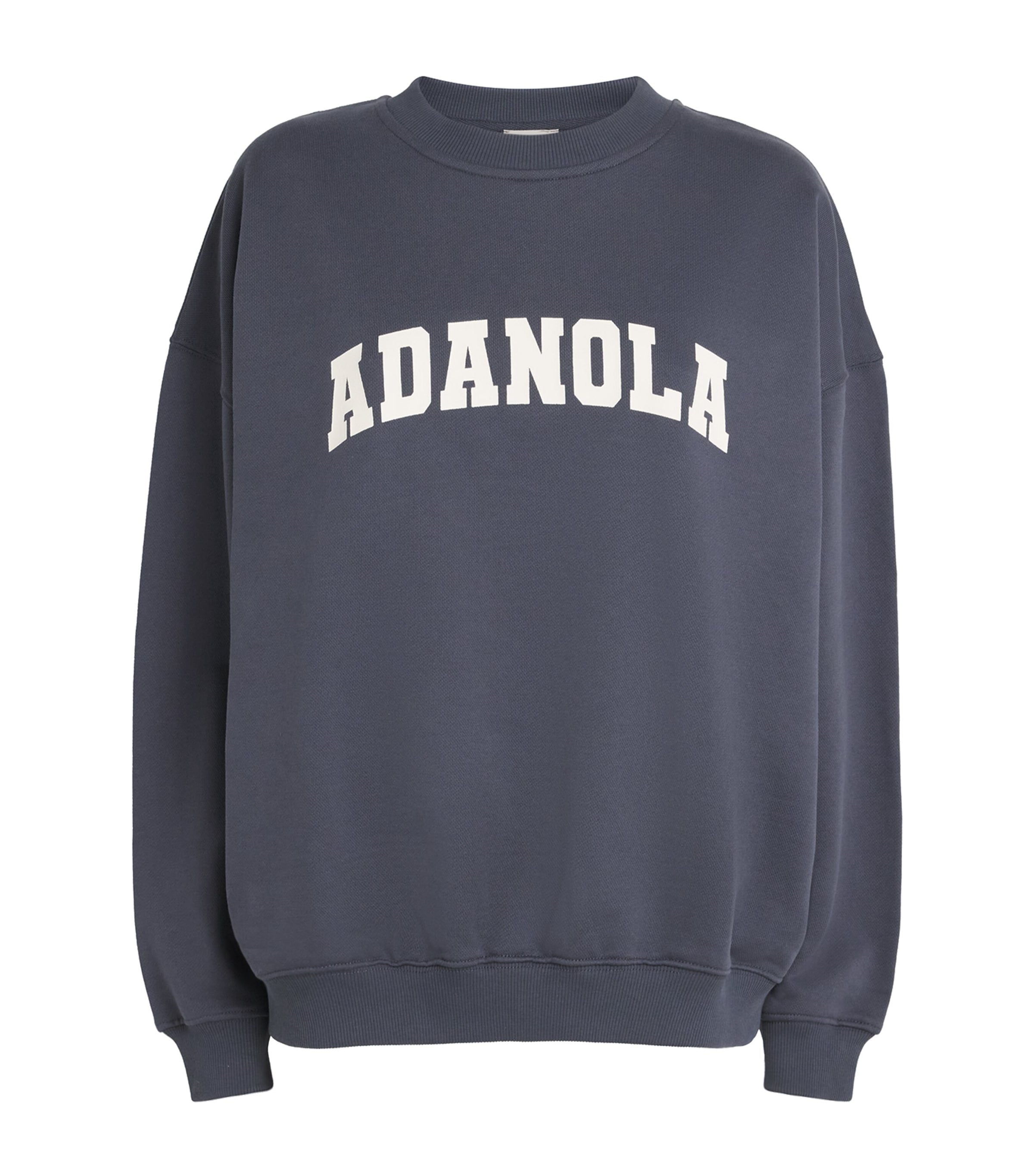 Adanola Navy Oversized Varsity Sweatshirt