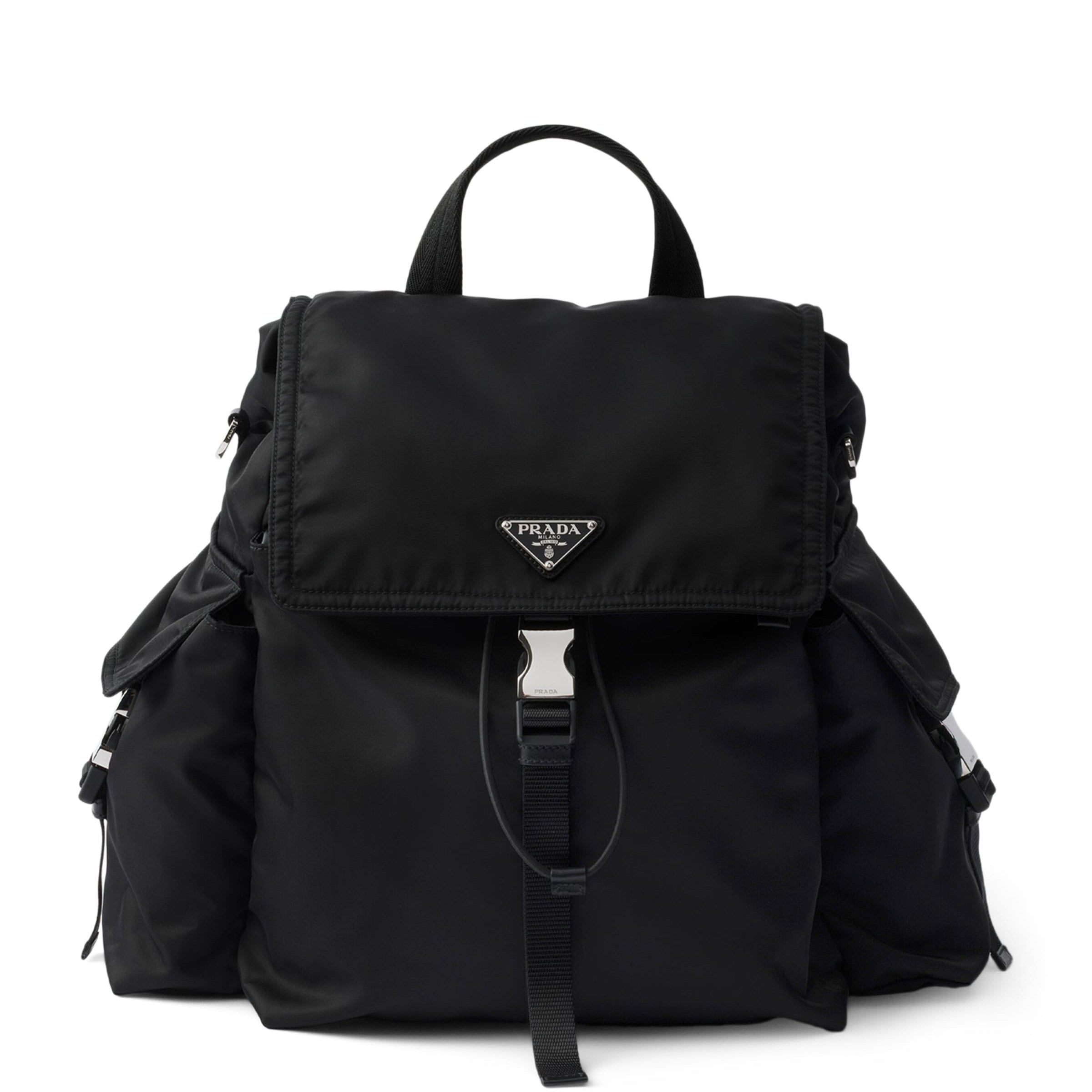 Re-Nylon and Leather Explore Backpack