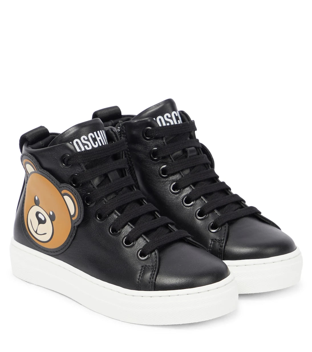 Moschino Kids - Leather sneakers