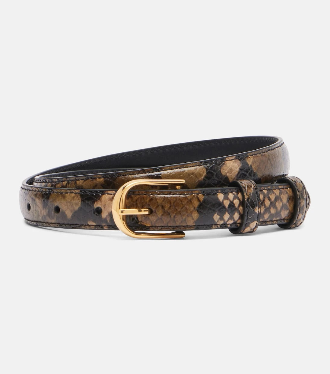 Nili Lotan - Jane snake-effect leather belt