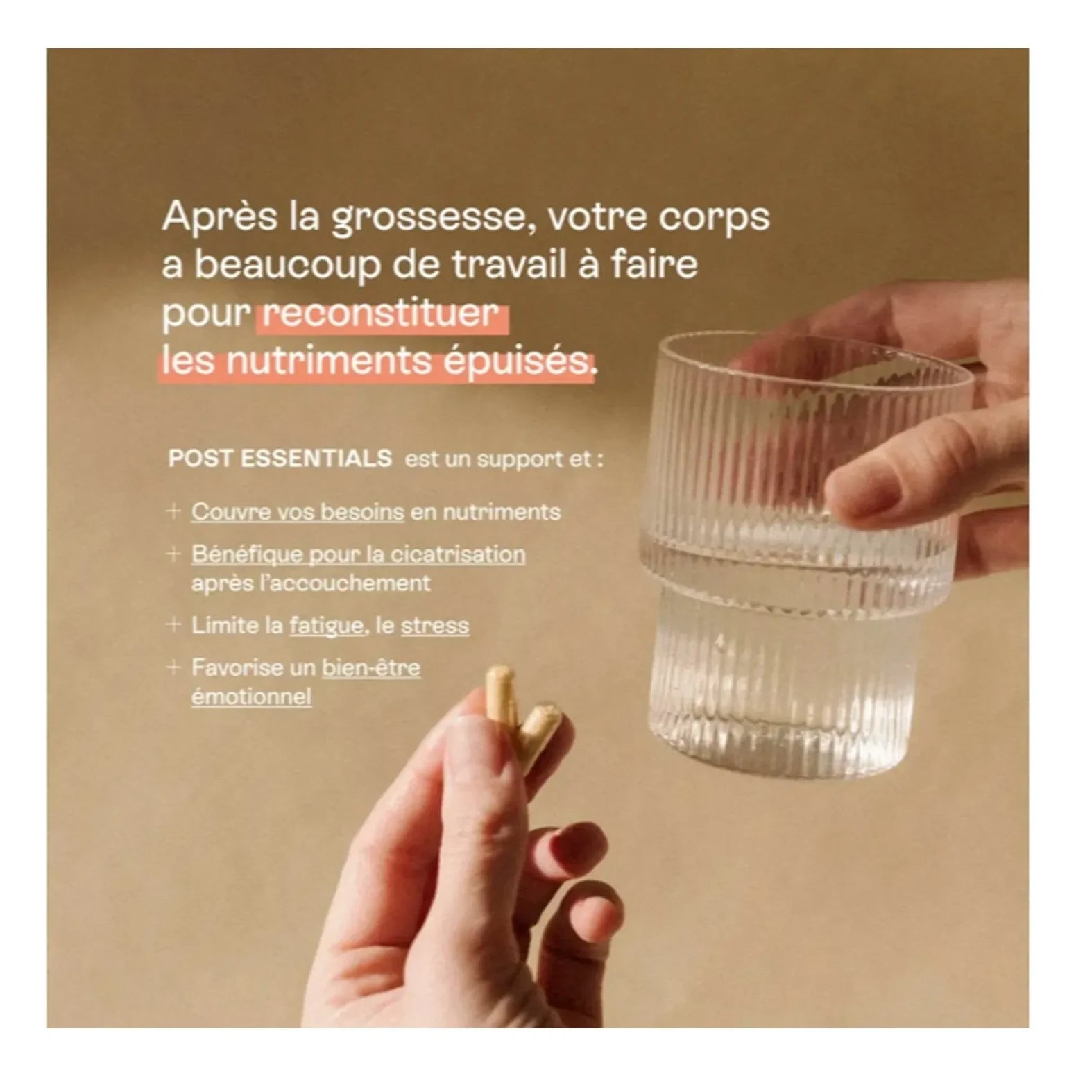 Jolly Mama - Post Essentials food supplements - 60 capsules