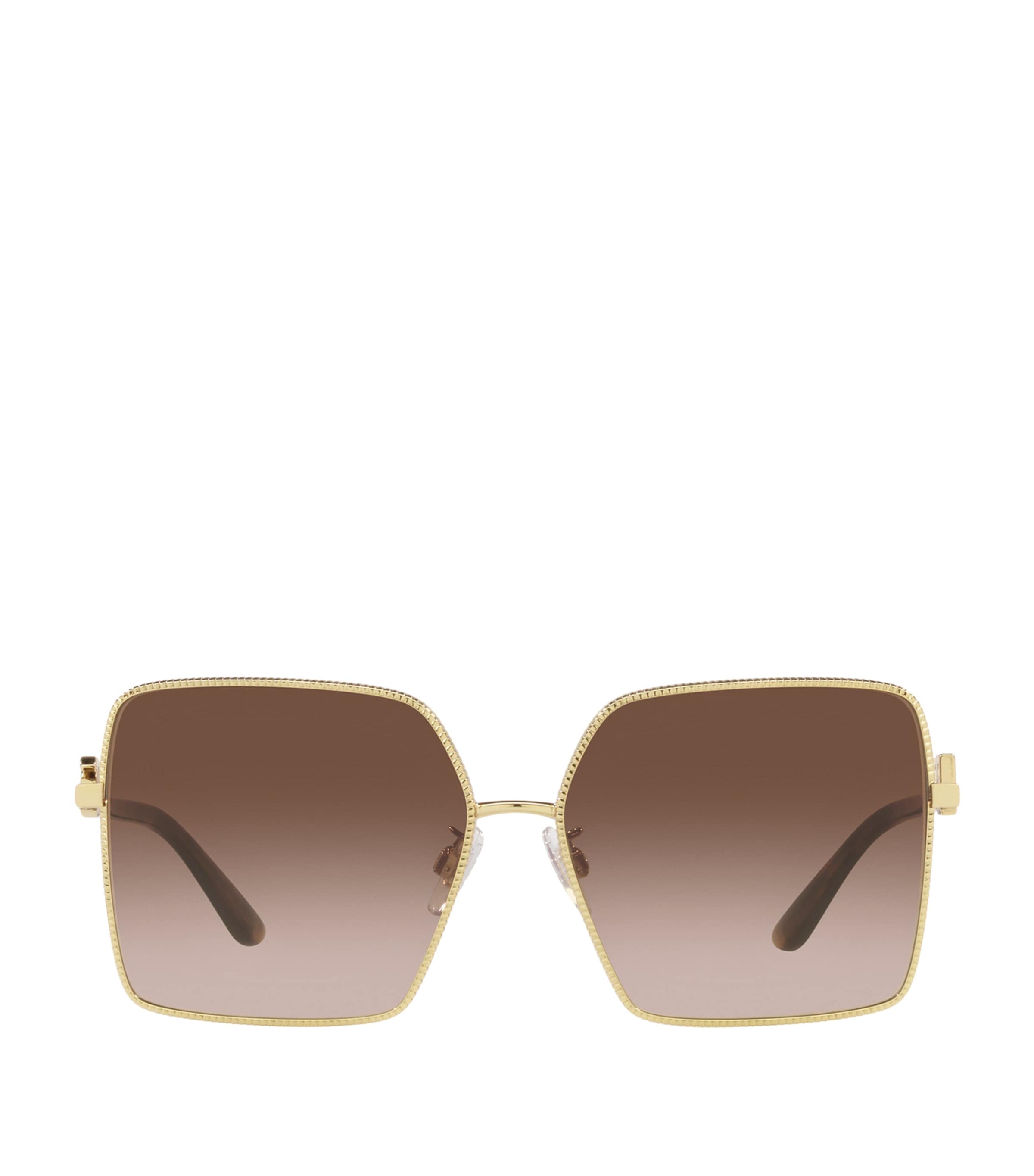 Gold Square Sunglasses