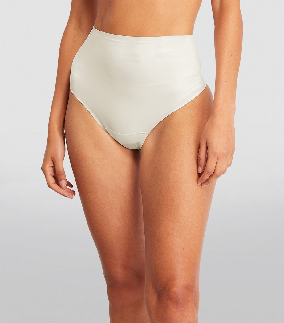 Shaping Satin Thong - Light Control