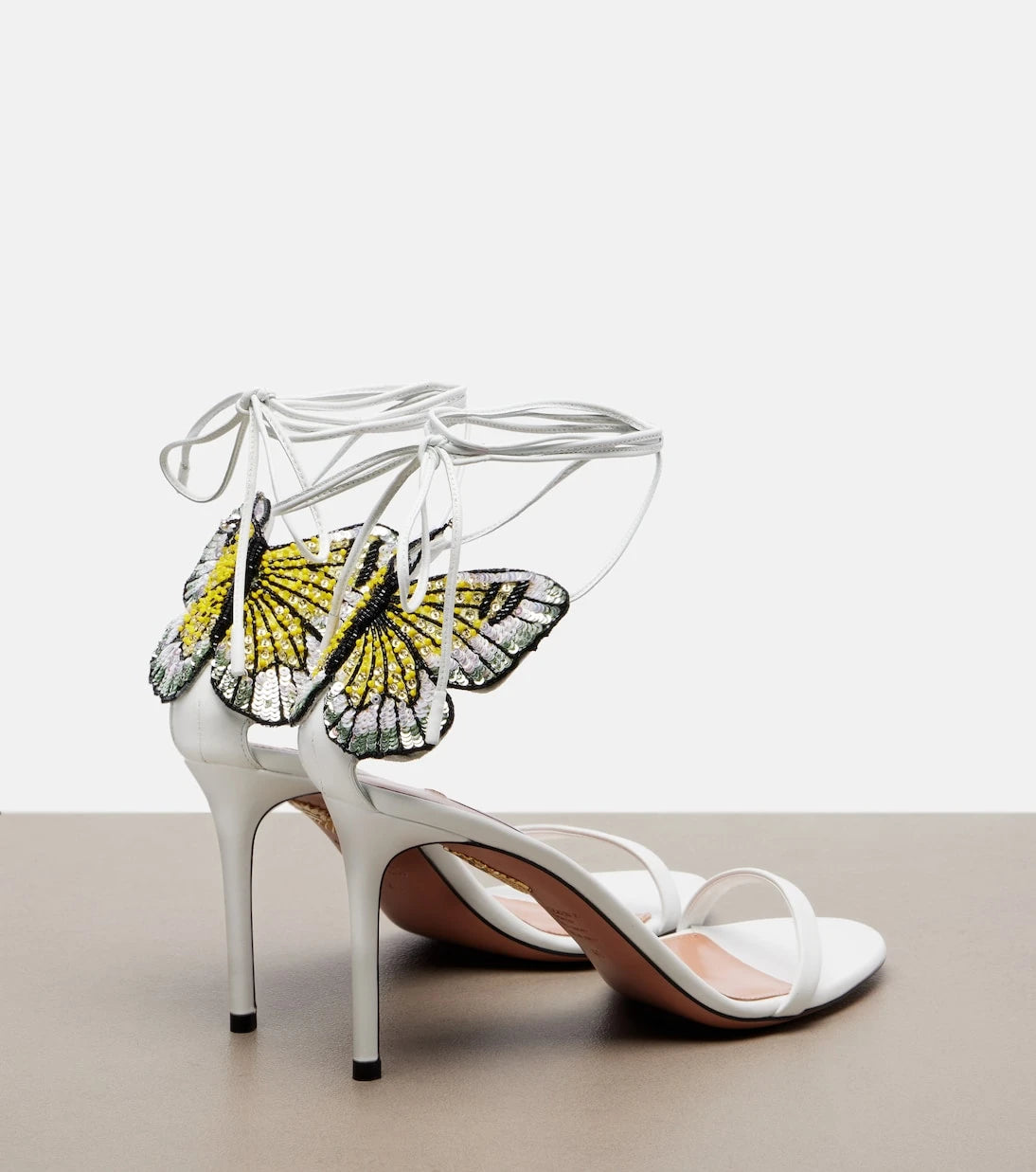Aquazzura - Papillon D'Amour leather sandals