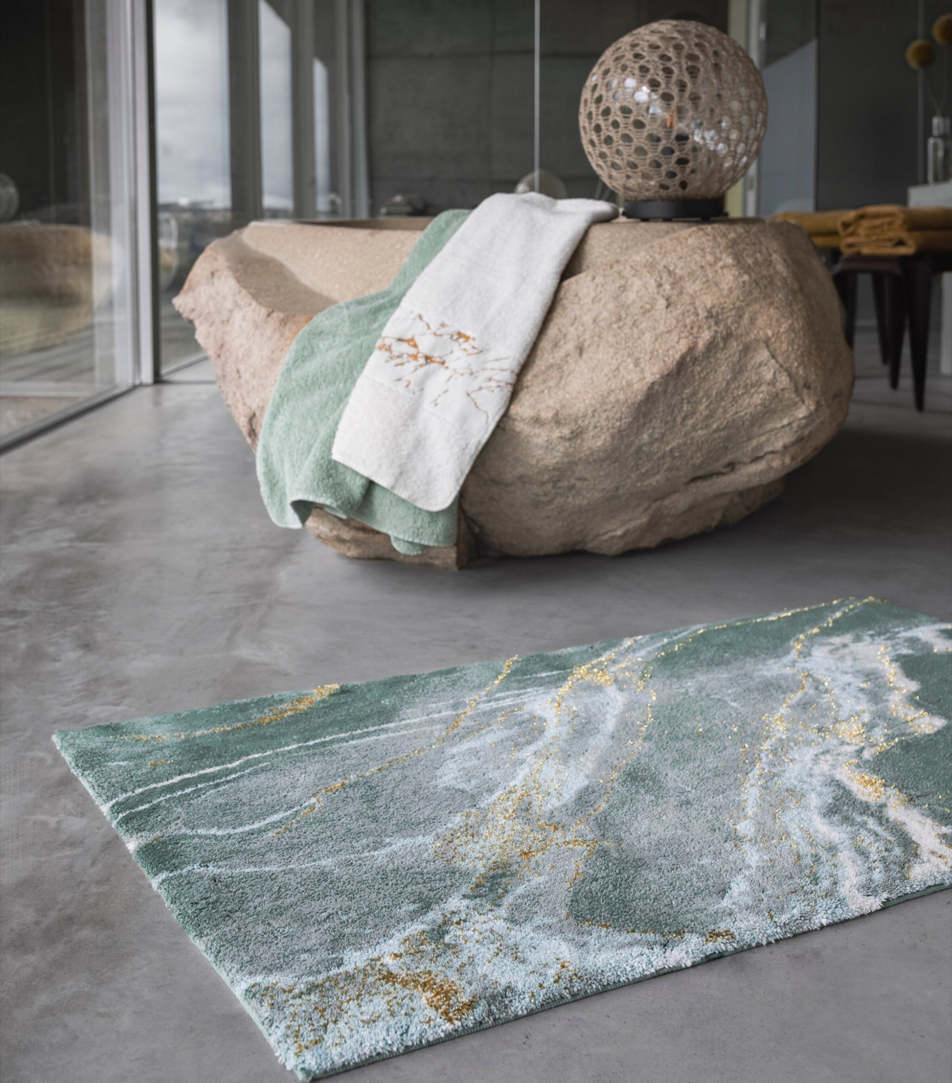 Abyss & Habidecor Egyptian Cotton-Blend Lipari Bath Mat (70cm x 120cm)