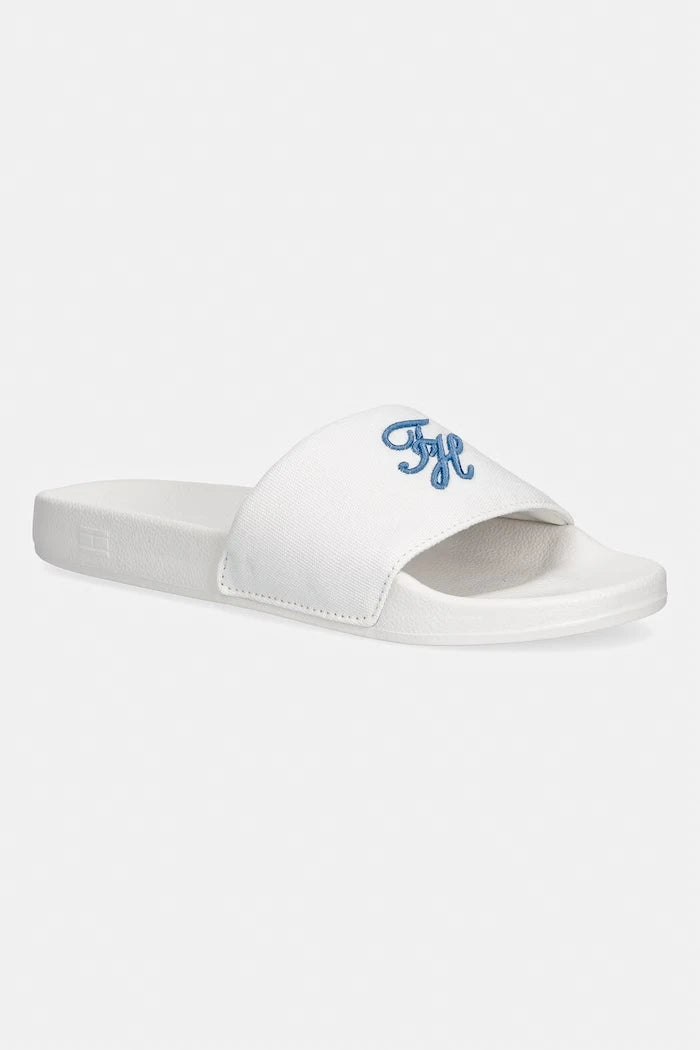 Tommy Hilfiger Kadın TH SCRIPT POOL SLIDE Terlik
