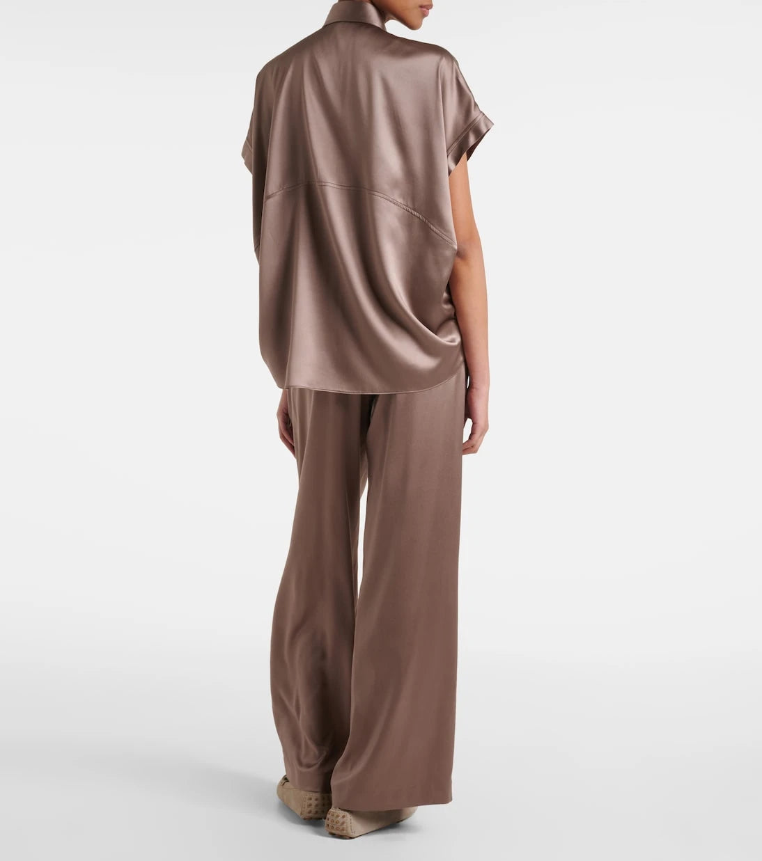 Brunello Cucinelli - Silk-blend shirt