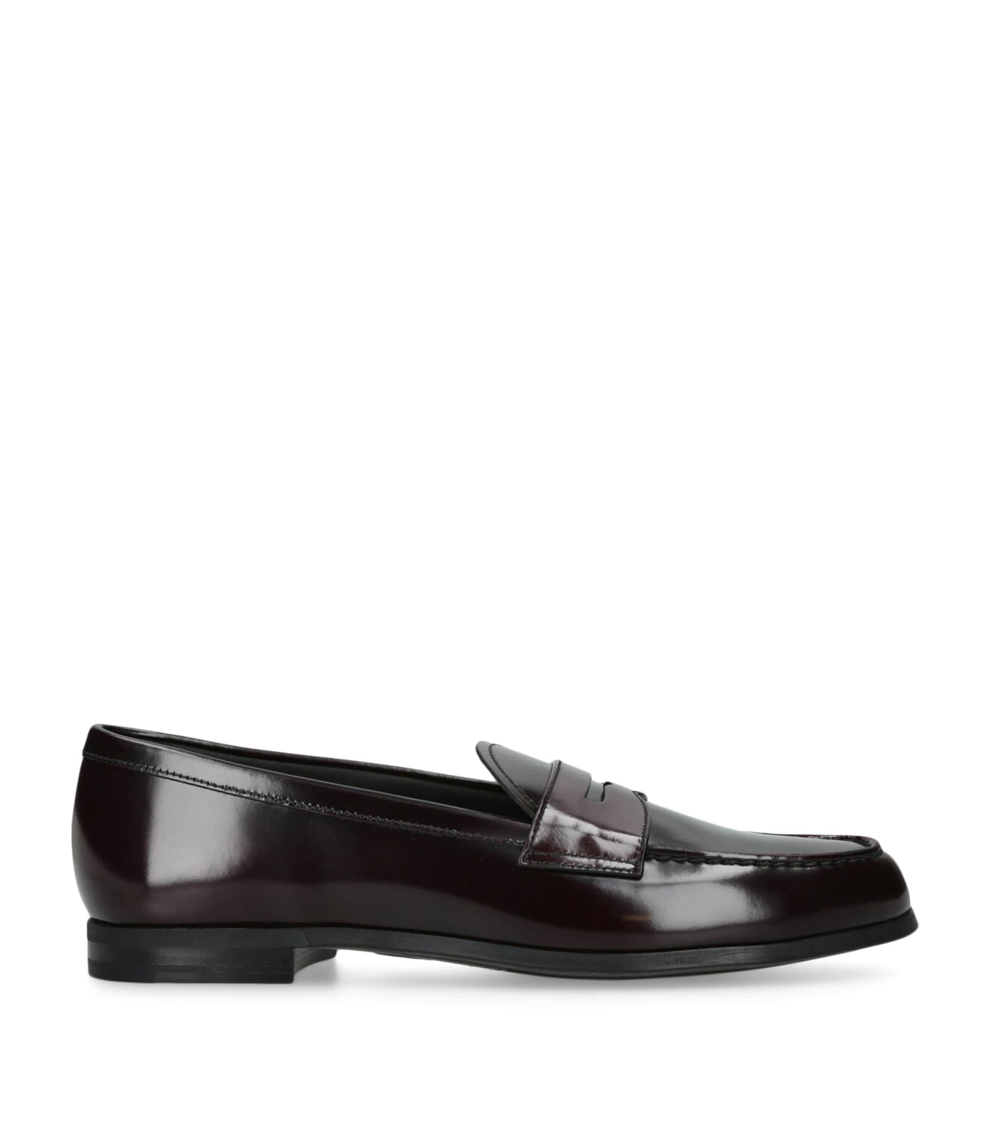Church's Burgundy Leather Natalie Loafers