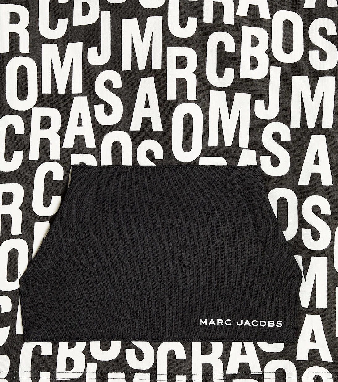 Marc Jacobs Kids - هودي شعار من نسيج قطني مخلوط