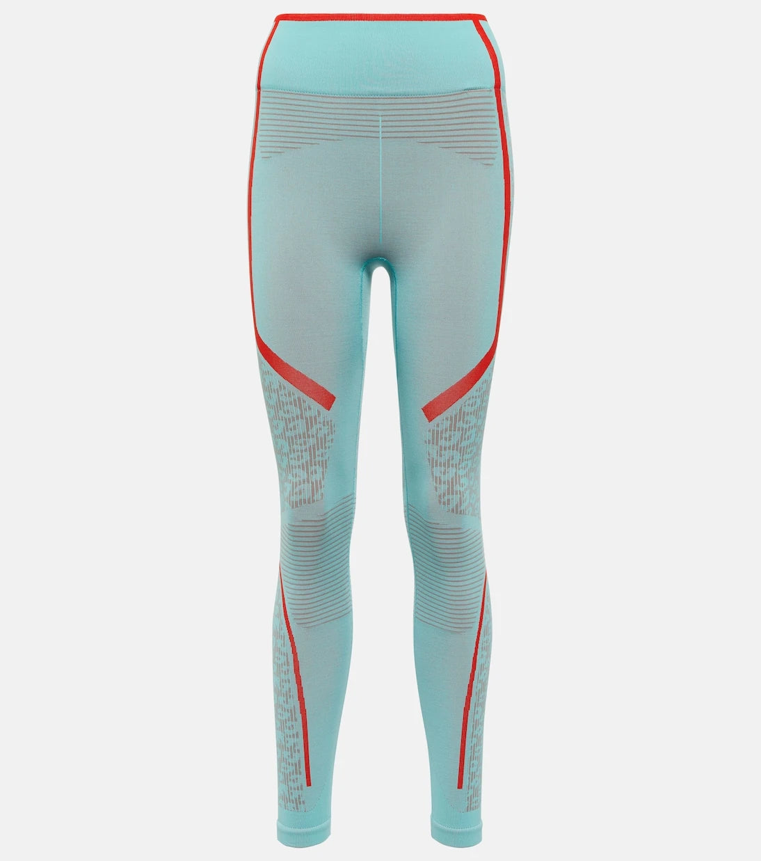 Adidas by Stella McCartney - Logo waffle-knit leggings