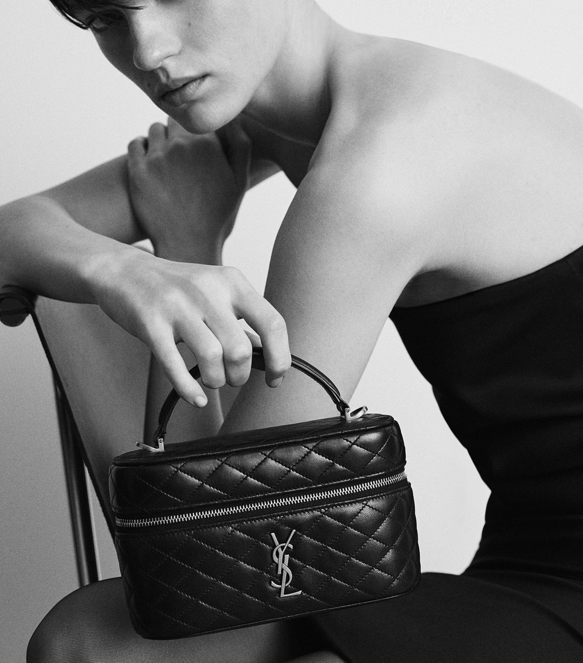 Saint Laurent Micro Gaby Top-Handle Bag