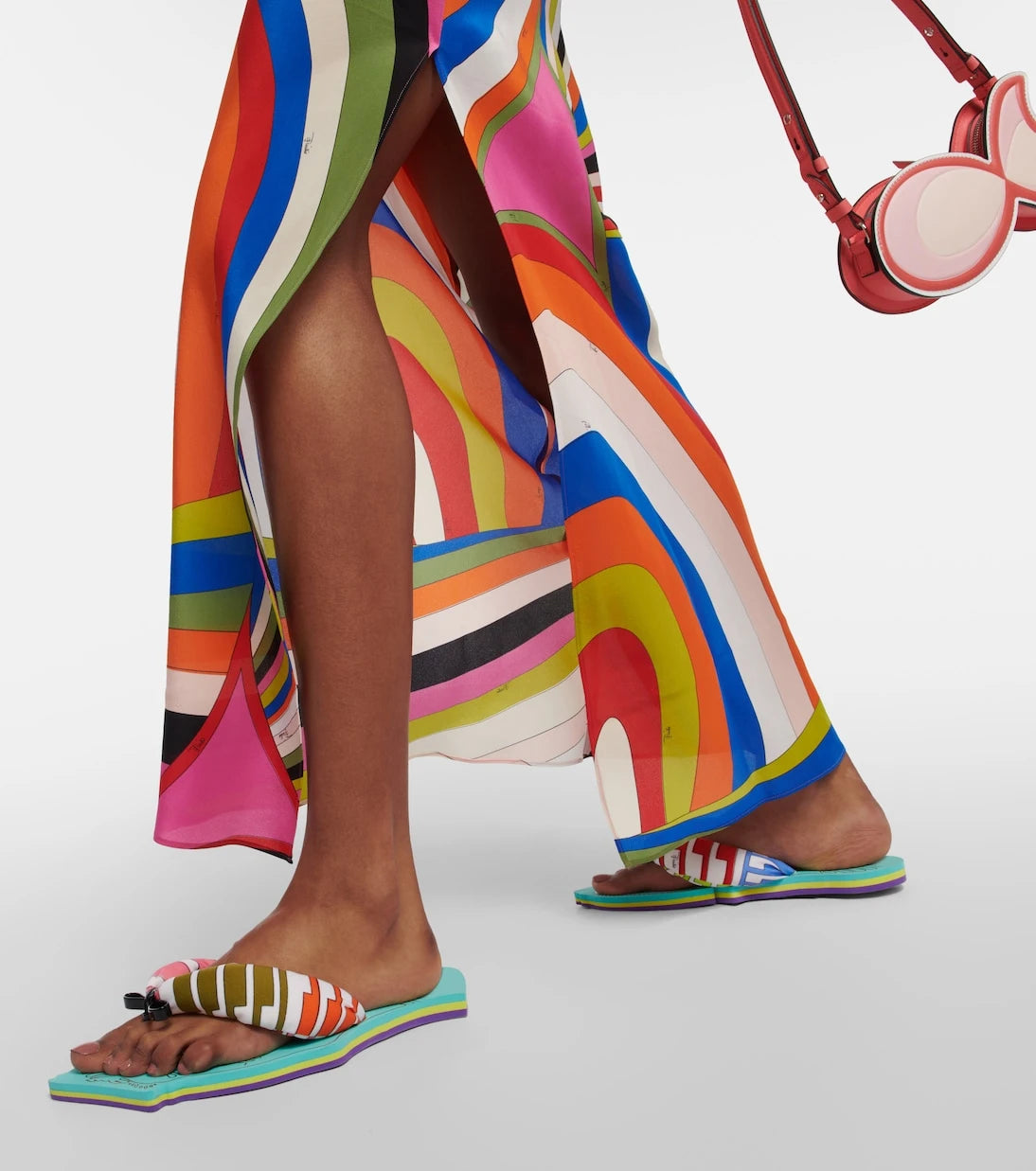 Pucci - Fish-shaped flat thong sandals