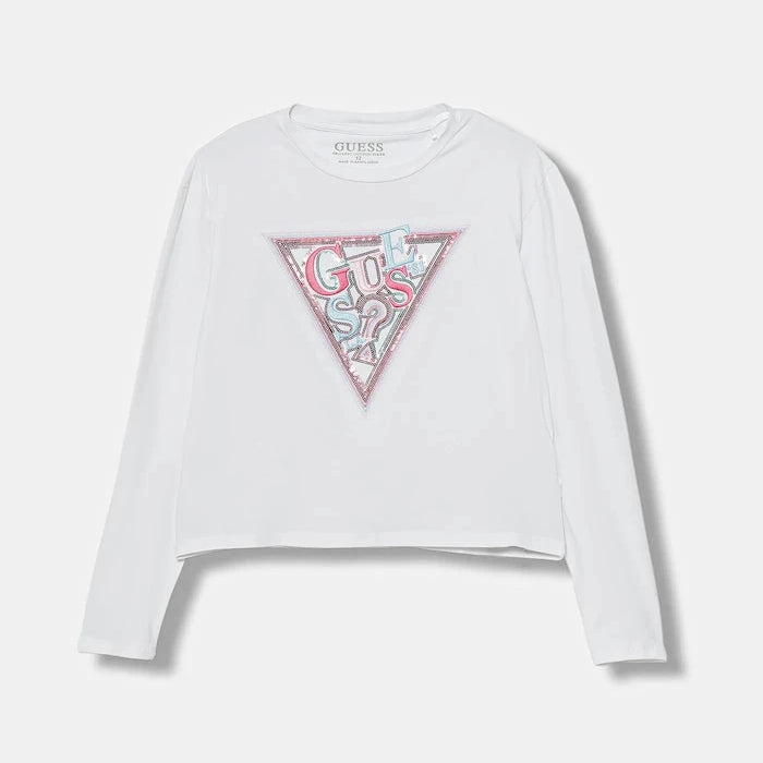 Детска блуза с дълги ръкави Guess